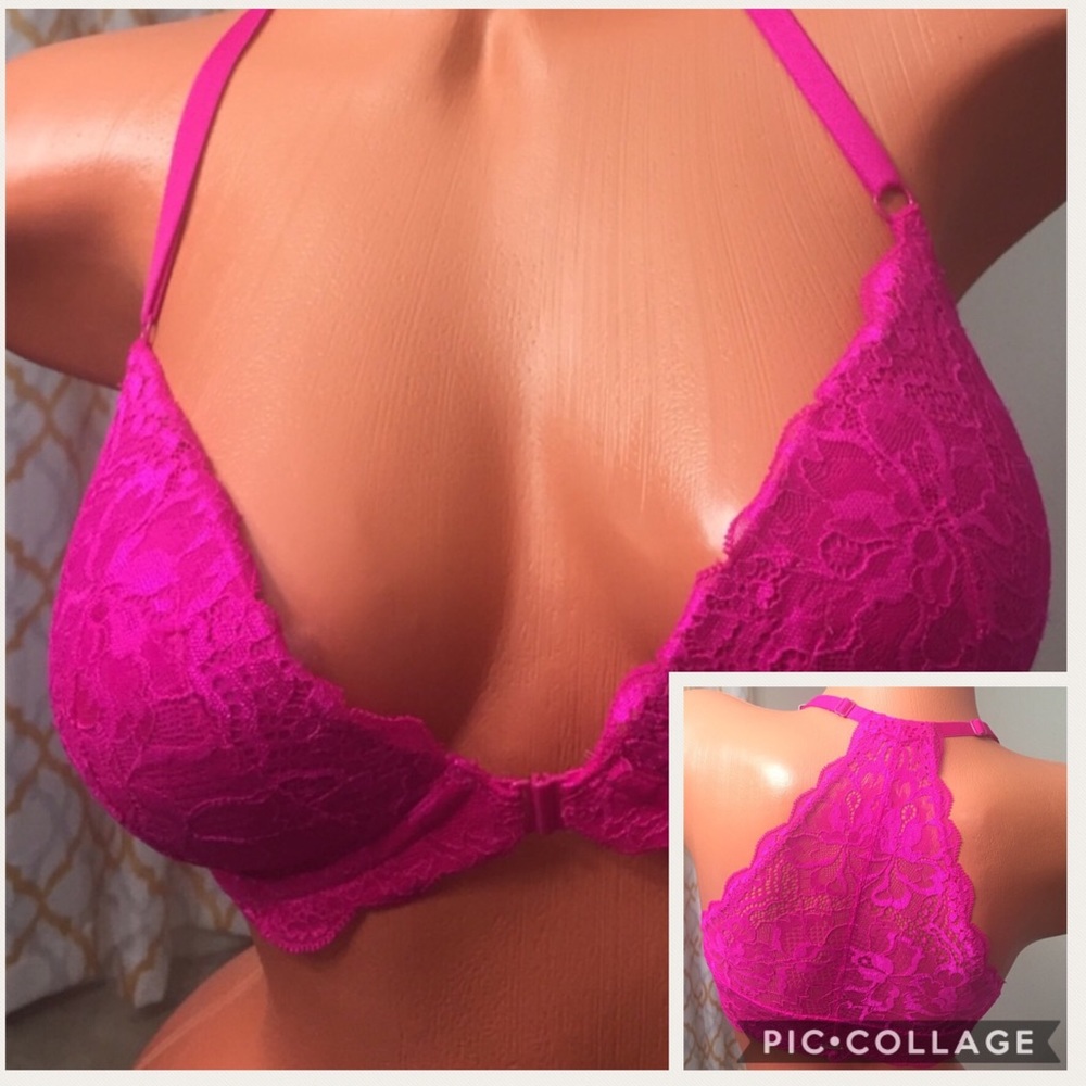 🎀 Pink Front Close Date Racerback 32DD 🎀